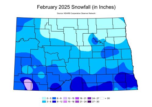 This is a precipitation map from 02 of 2025