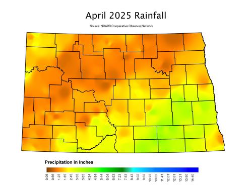 This is a precipitation map from 04 of 2025